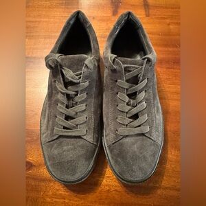 VINCE Neela Women’s Platform Sneaker SUEDE LACE UP SHOES CHARCOAL GREY Sz 7.5